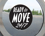 Ready to Move 24/7 emblem plate