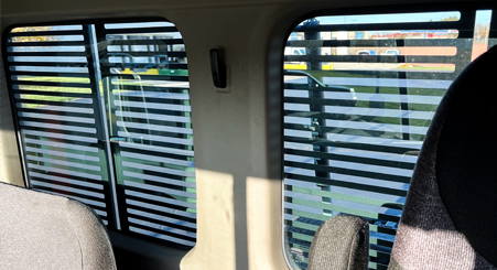 Window Guard allows for enough visibility when looking through the windows